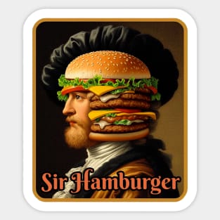 Sir Hamburger Sticker